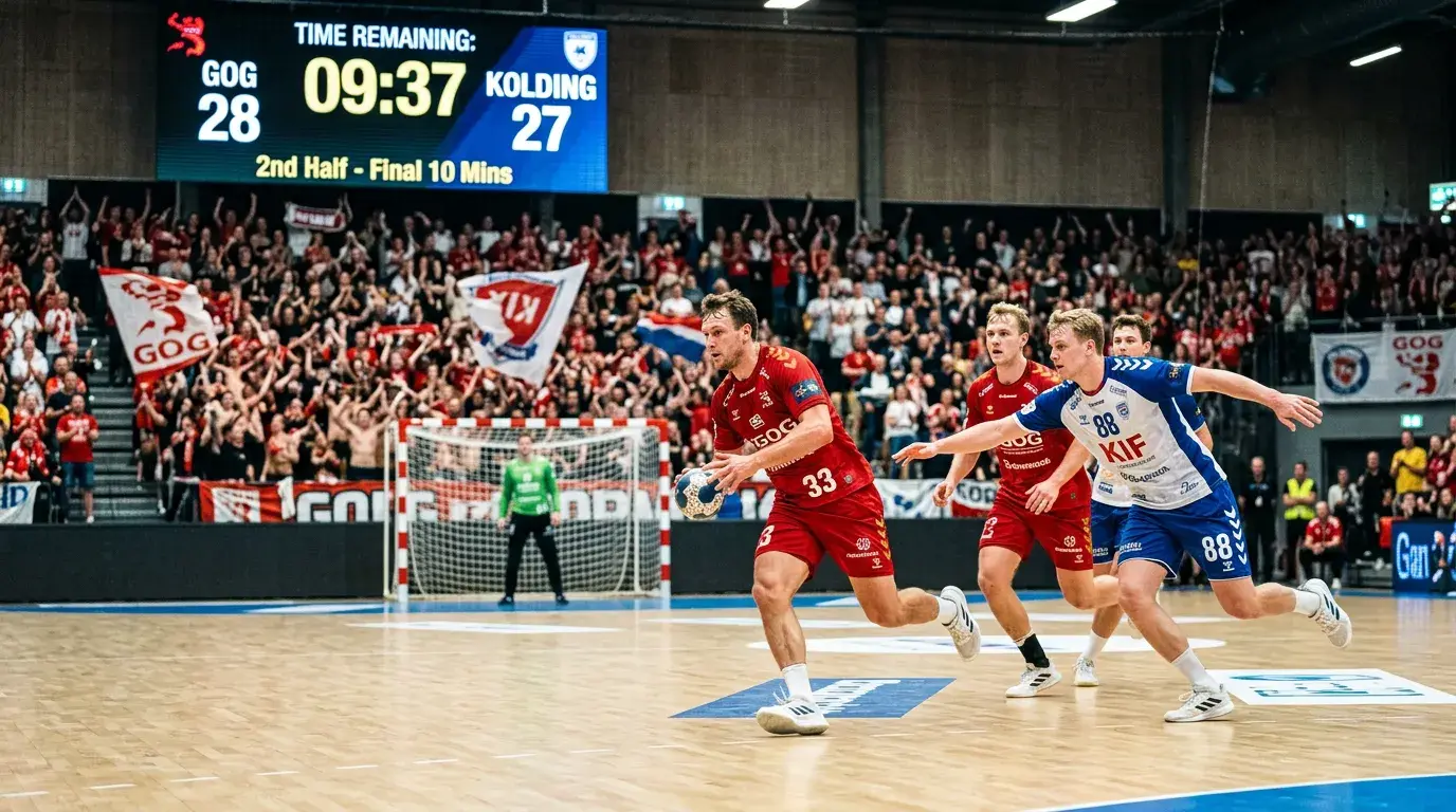 GOG Håndbold odds analyse med fokus på slutminut-scoring og betting-data for over/under og live bets
