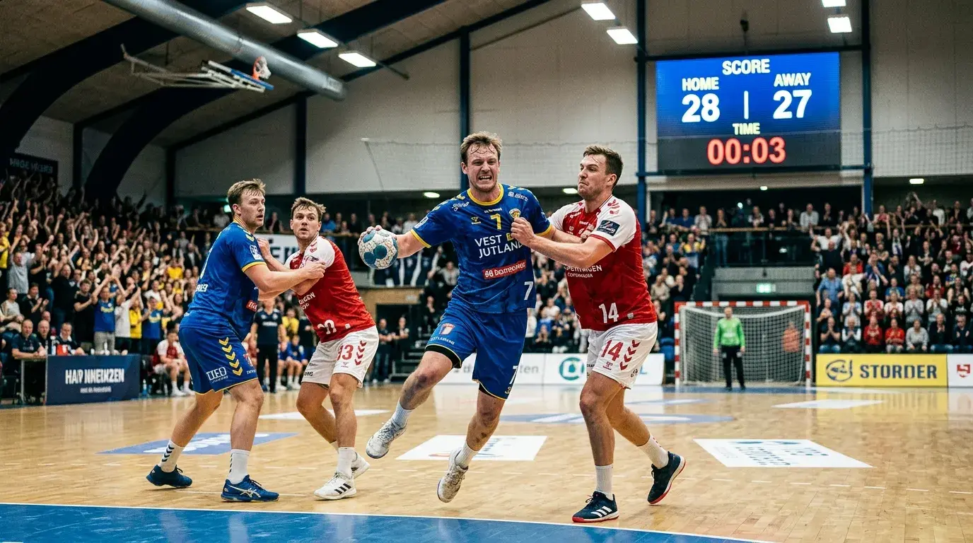 Håndbold 1X2 betting analyse med fokus på vinderspillet og den lave uafgjort-frekvens i håndbold